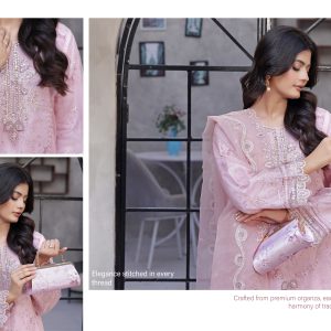 Alternative view of Dressline Organza Embroidered Suit with Matching Clutch